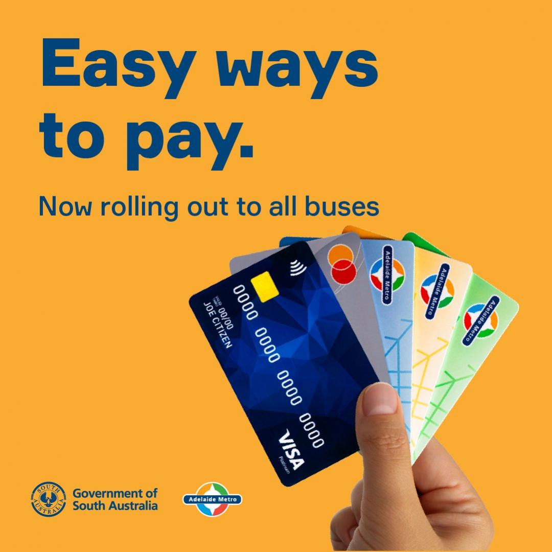 Adelaide Metro introduces Tap and Pay on buses Busways